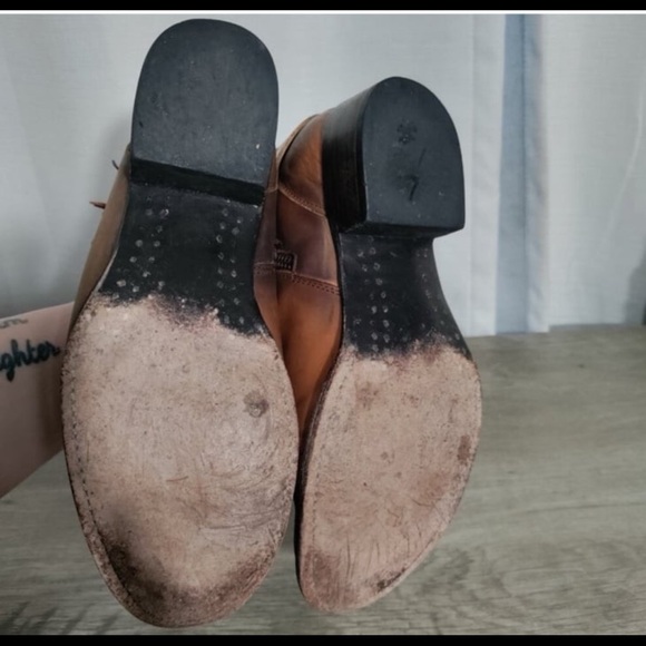 Freebird by Steven Tan Leather Booties with Braided Detail - Picture 8 of 8